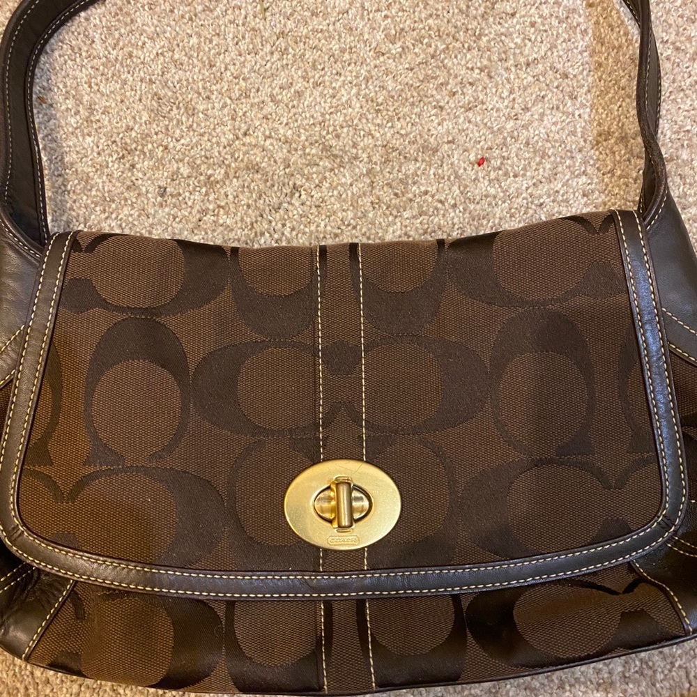 Coach Brown Shoulder Bag